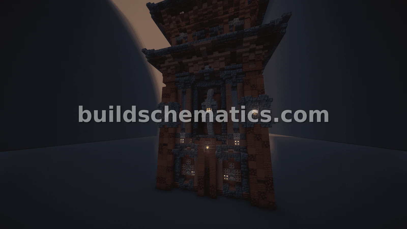 Steampunk Japanese Tower — view 2