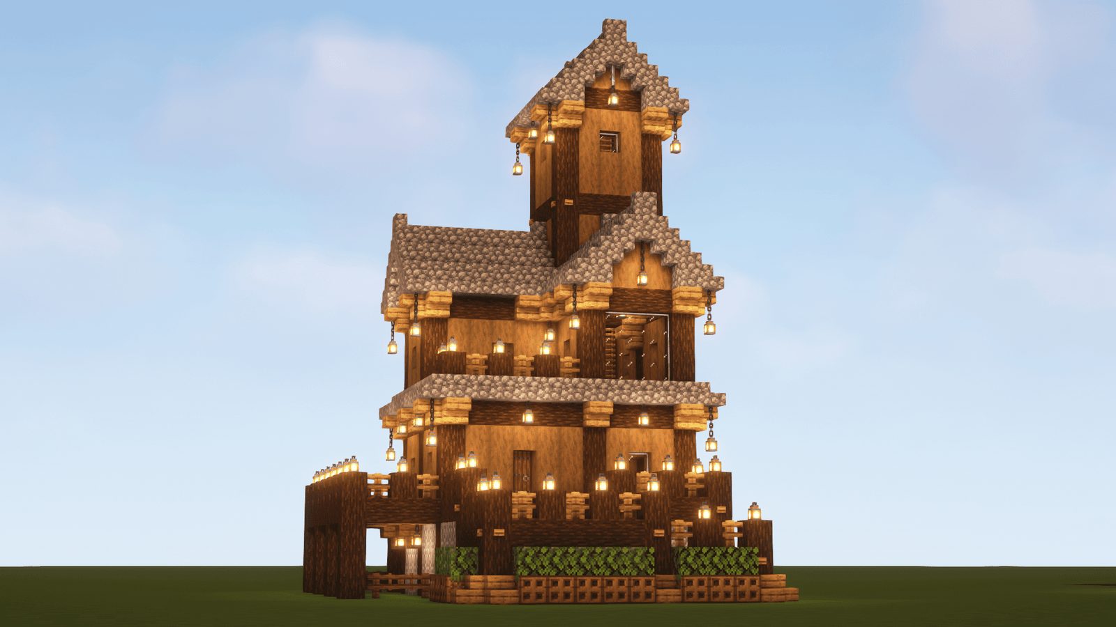 Rural Survival Home With Watchtower