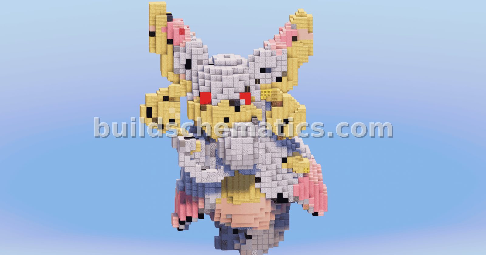 Mega Audino Pokemon Statue