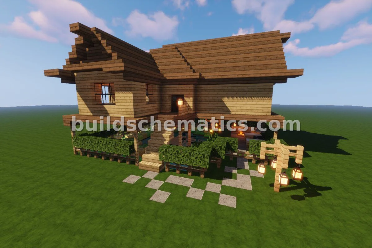 Spruce Oak Starter House With Lake Farm