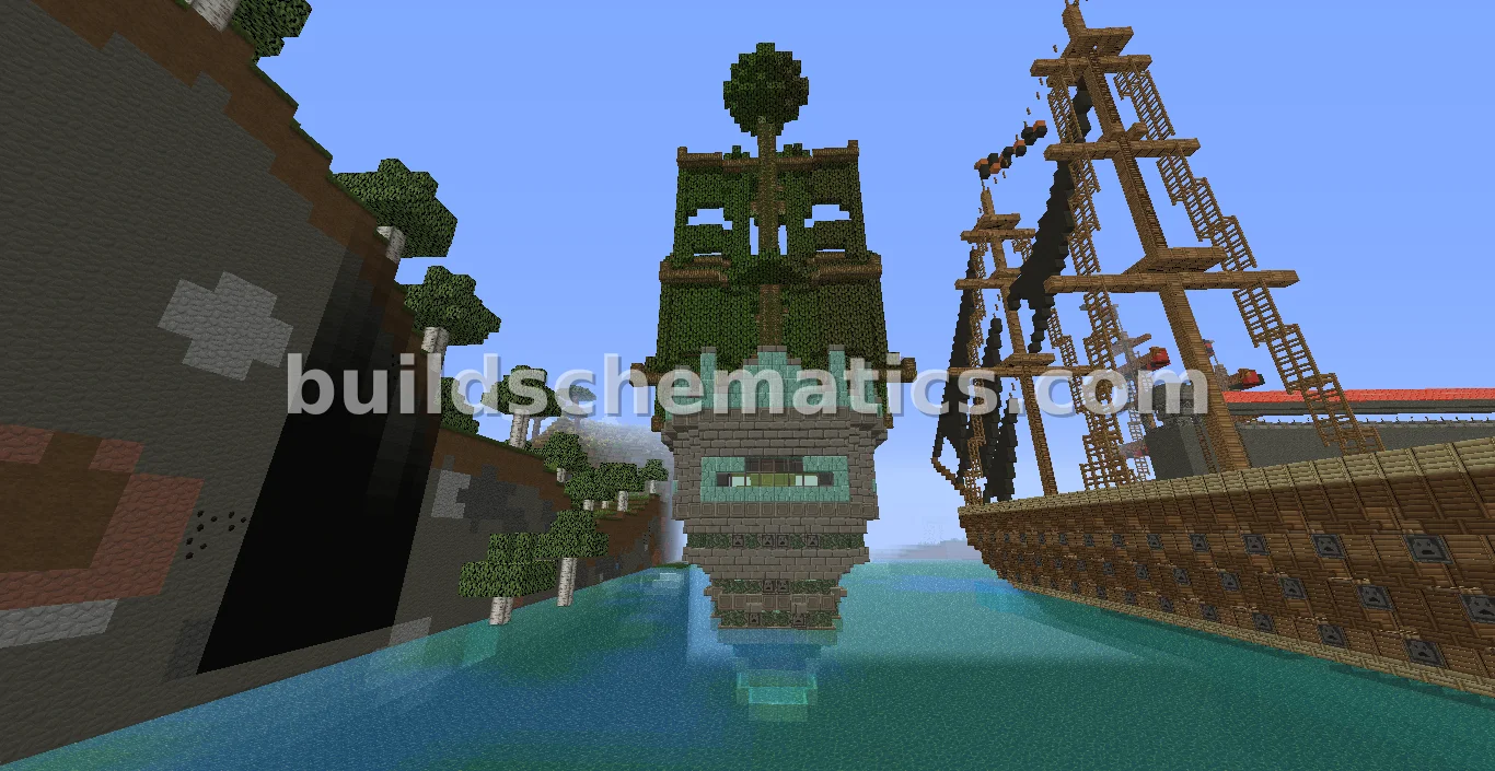 Jungle Ship Build — view 2