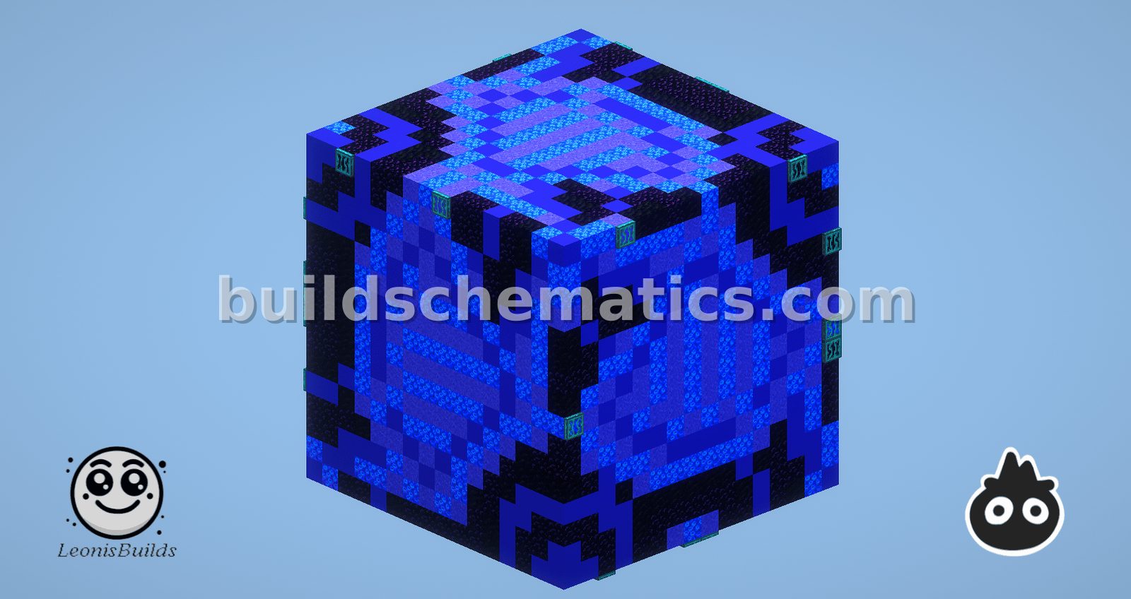 Blue Glazed Terracotta Structure