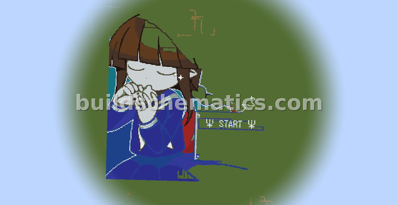 Wadanohara Pixel Art Build — view 3