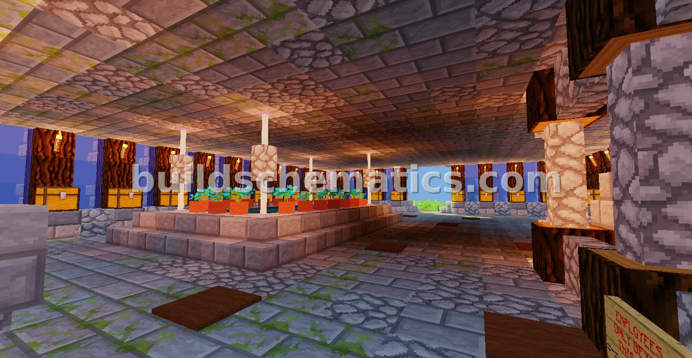 Medieval Marketplace Building — view 4