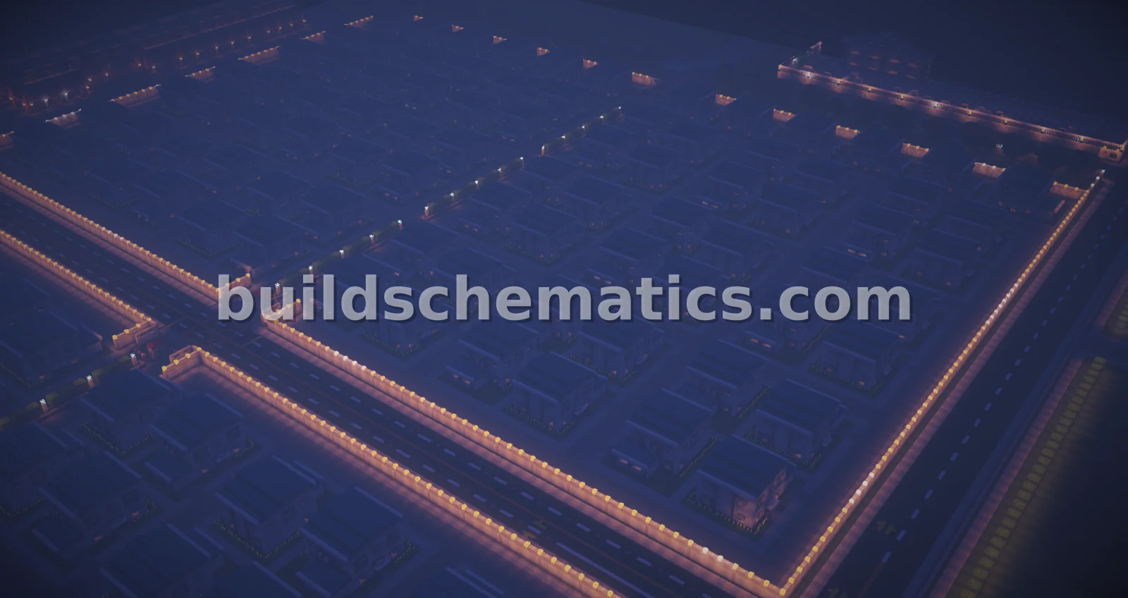 Modern White Blue House Subdivision — view 2
