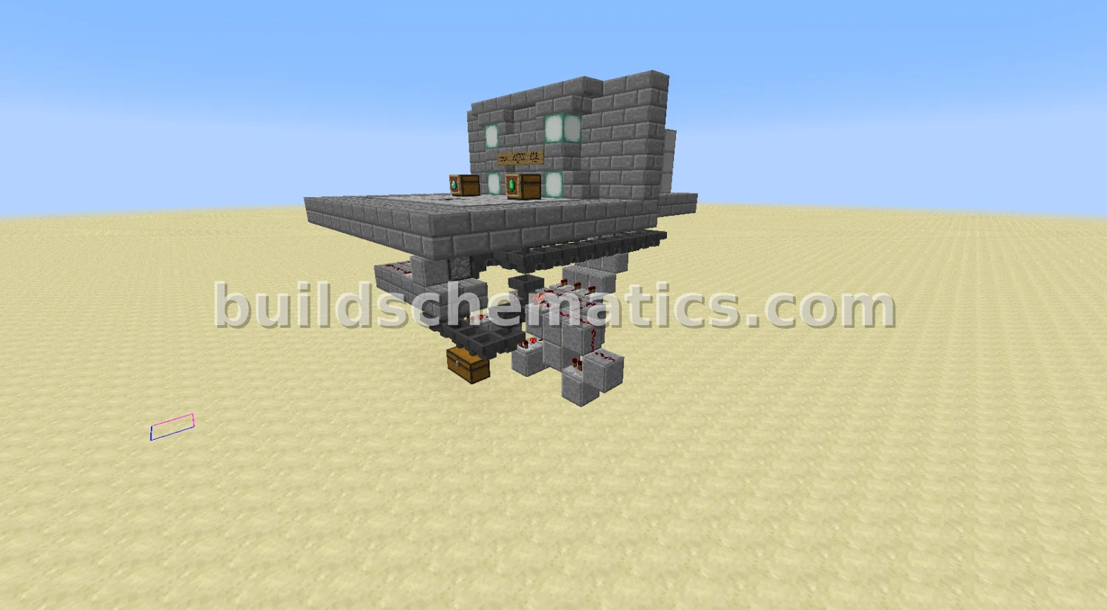Minecraft Lottery Redstone Machine — view 3