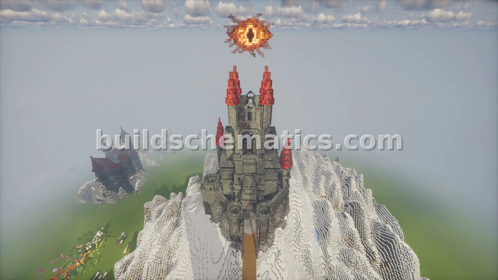 Dark Fantasy Castle Structure