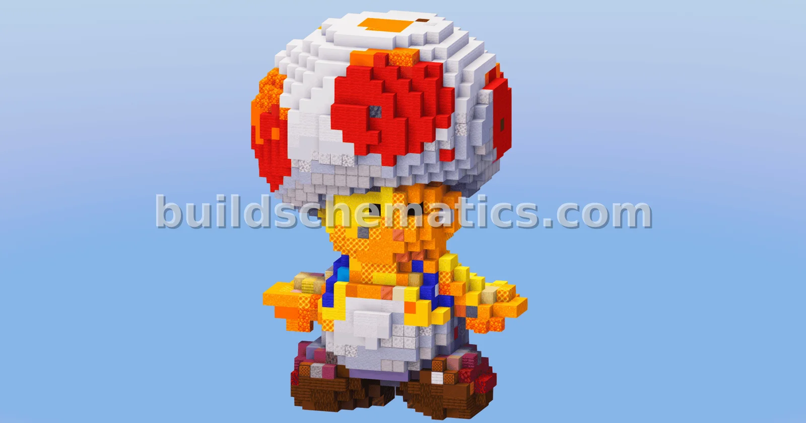 Super Mario Toad Statue
