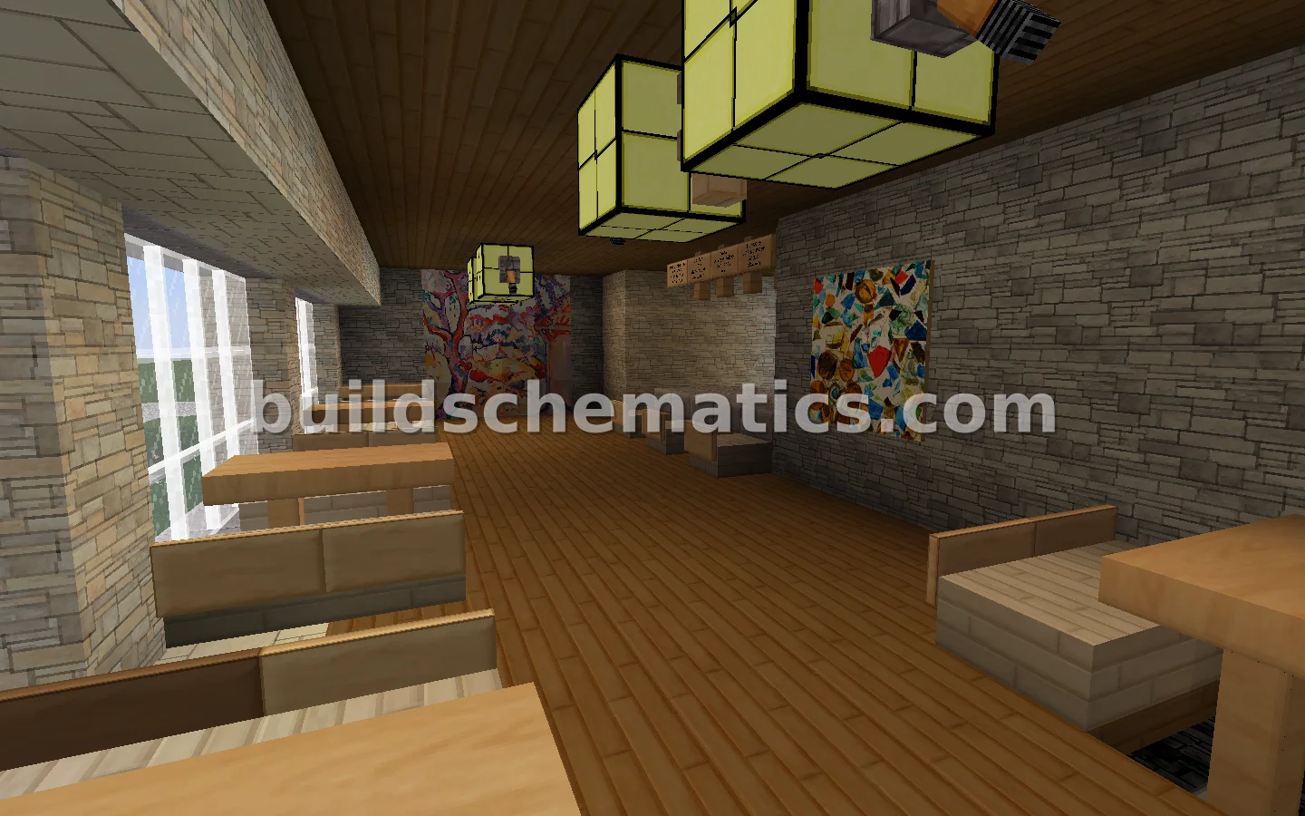 Modern Apartment Building with Shop — view 3
