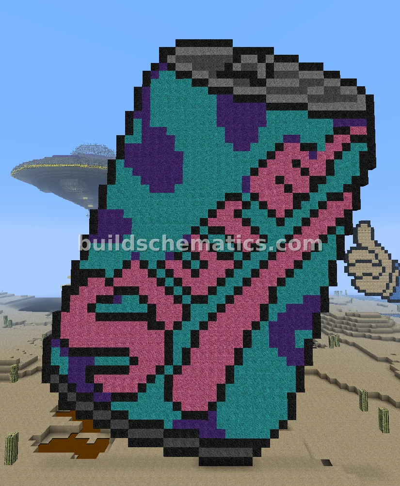 Futurama Slurm Can Pixel Art