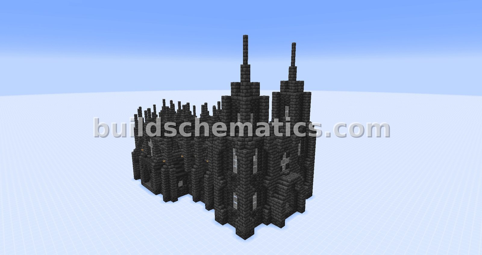 Medieval Gothic Cathedral — view 3