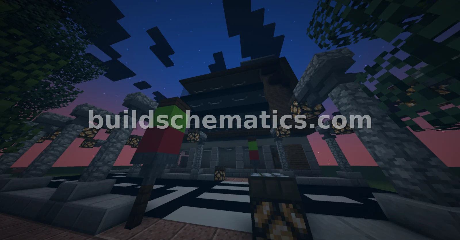 Modern Four Story Shopping Mall With Roads — view 4