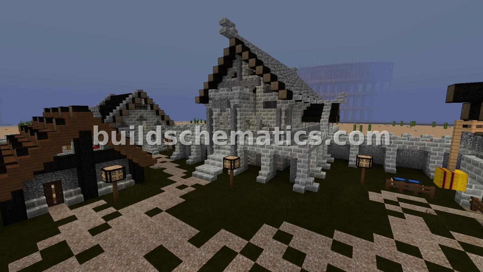 Fantasy Medieval Fortress — view 3