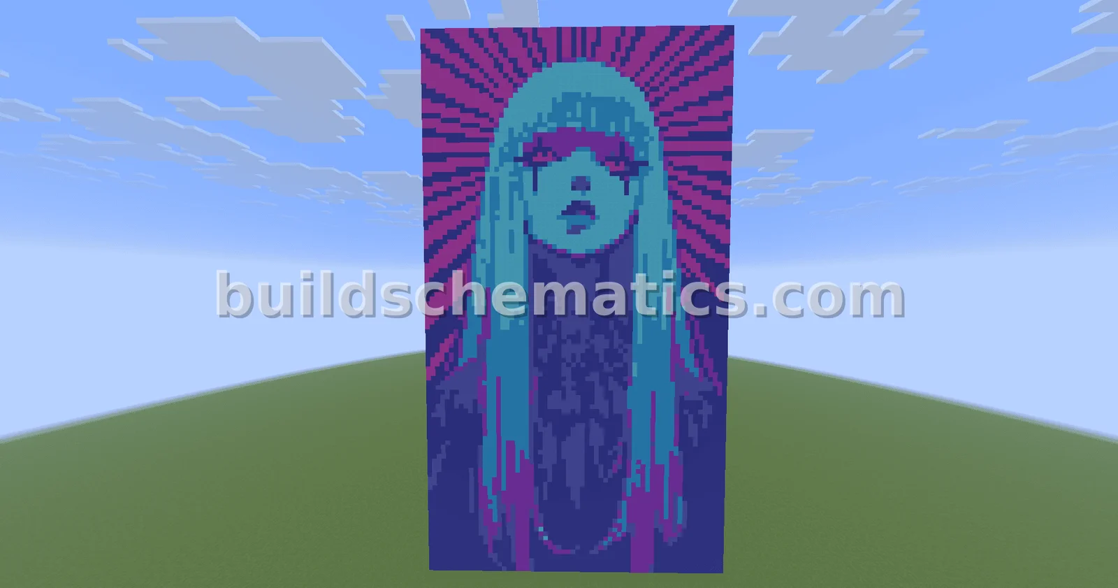 Cyberpunk Girl Pixel Art — view 2