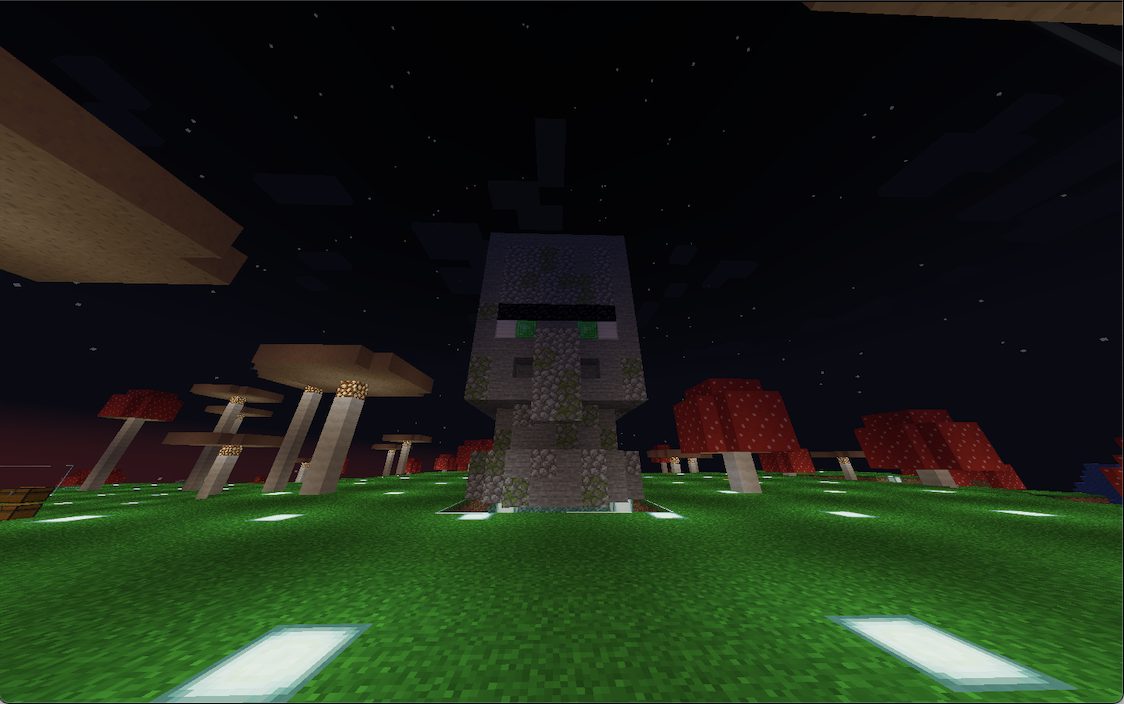 Villager Head Statue
