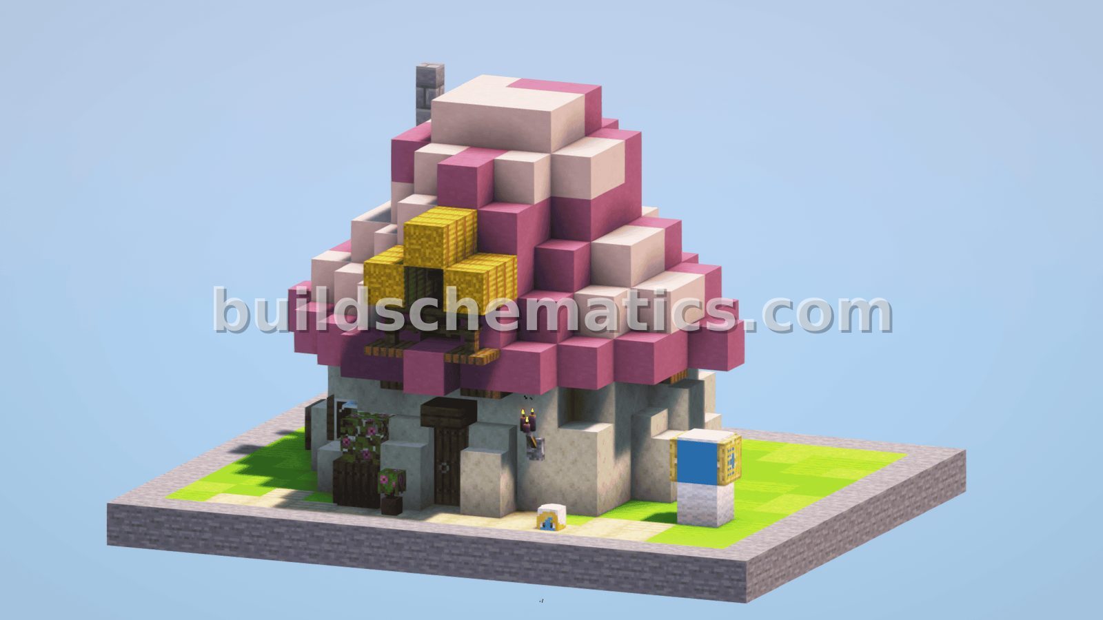 Smurfette Cartoon House