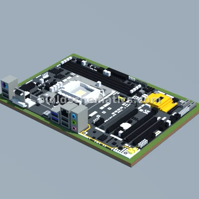 ASUS B150 Motherboard Pixel Art