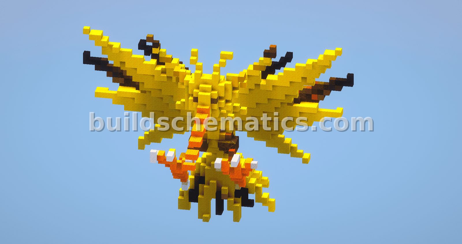Zapdos Pokemon Statue