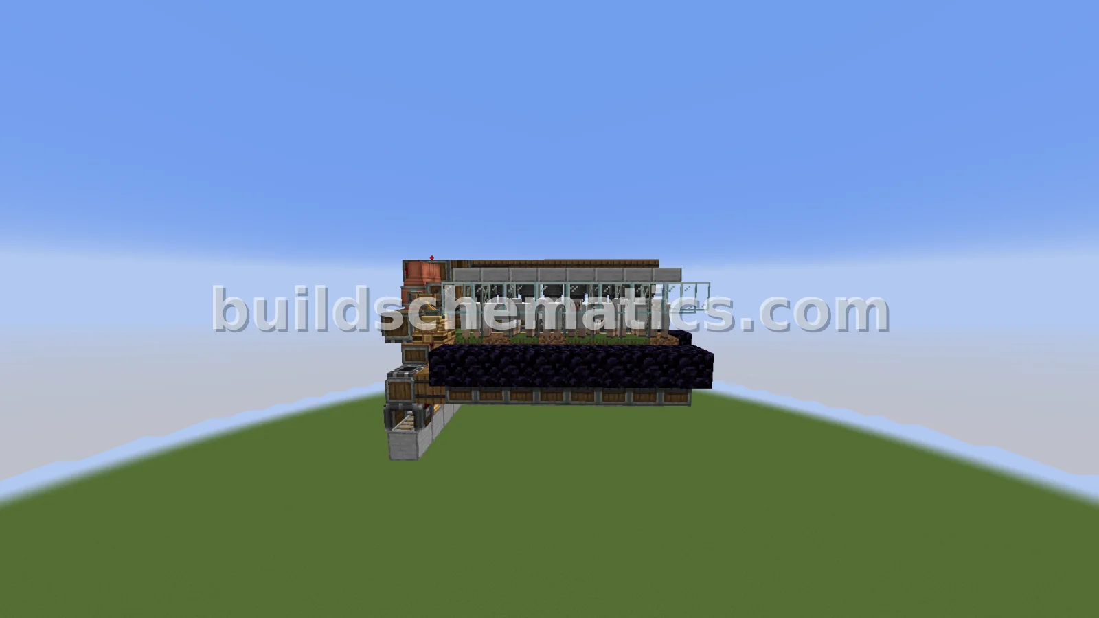 Compact Wool Farm With Grass System