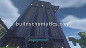 Evil Corporation Minecraft Building — view 2