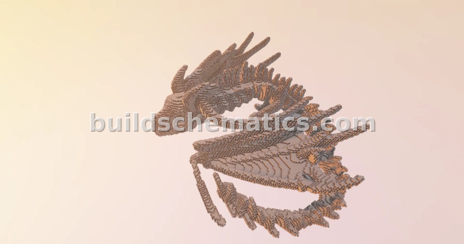 Dragon Skeletons Statue