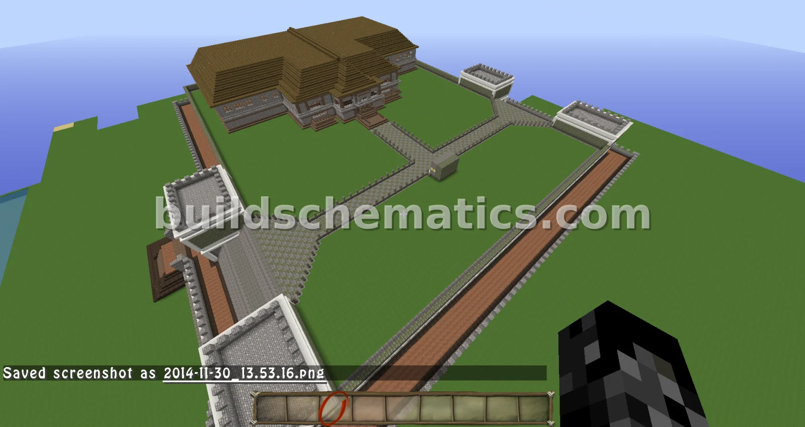 Medieval Clan House with Dungeon Base — view 2