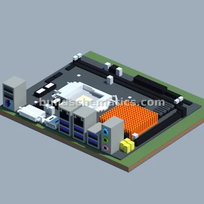 ASRock H170M-ITXDL Motherboard Schematic
