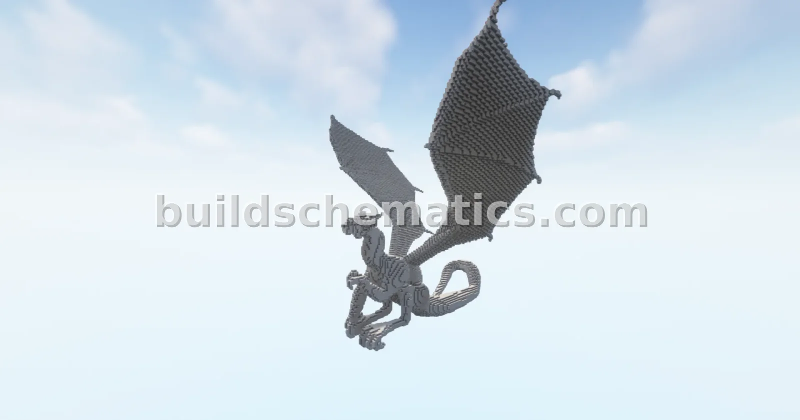Dragon Guardian Statue Minecraft Build