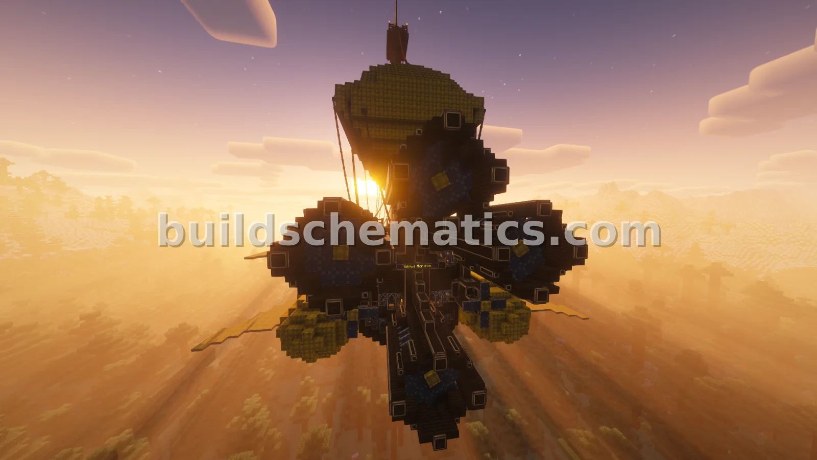 Golden Airship for Survival Exploration — view 4