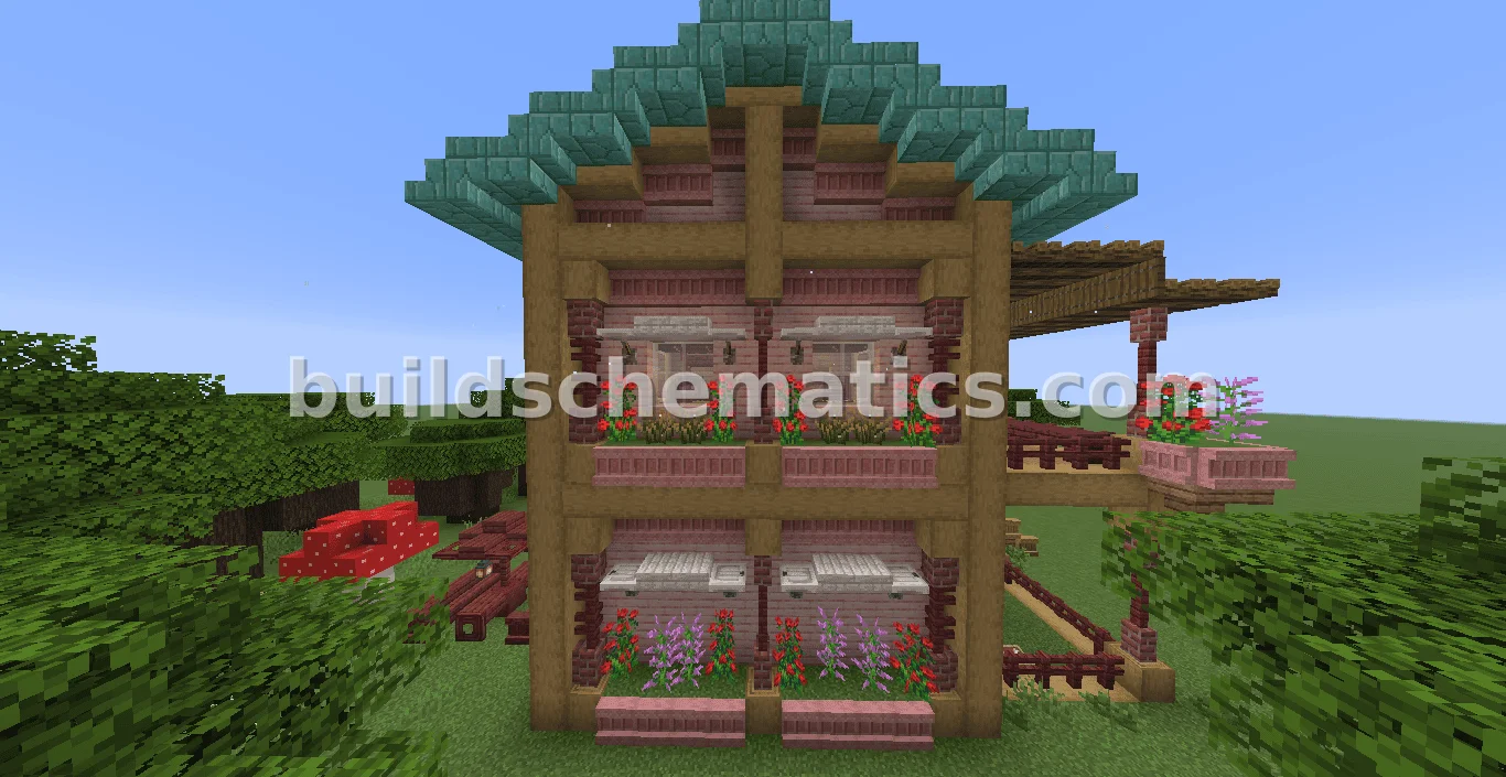 Simple Two Story Casa Rosada — view 5