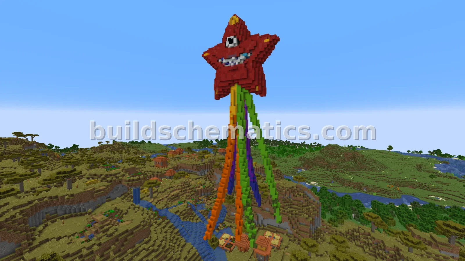 Minecraft RedStar Statue — view 4