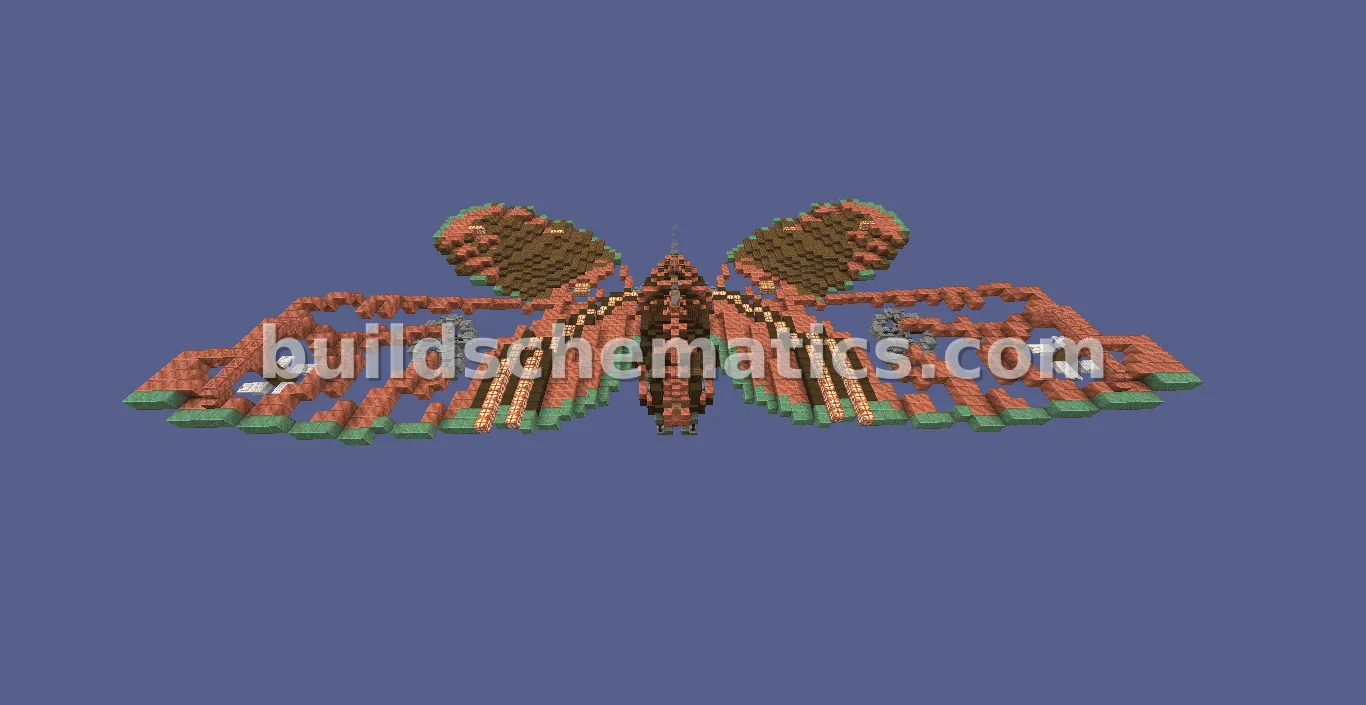 Steampunk Giant Moth Air Base — view 3