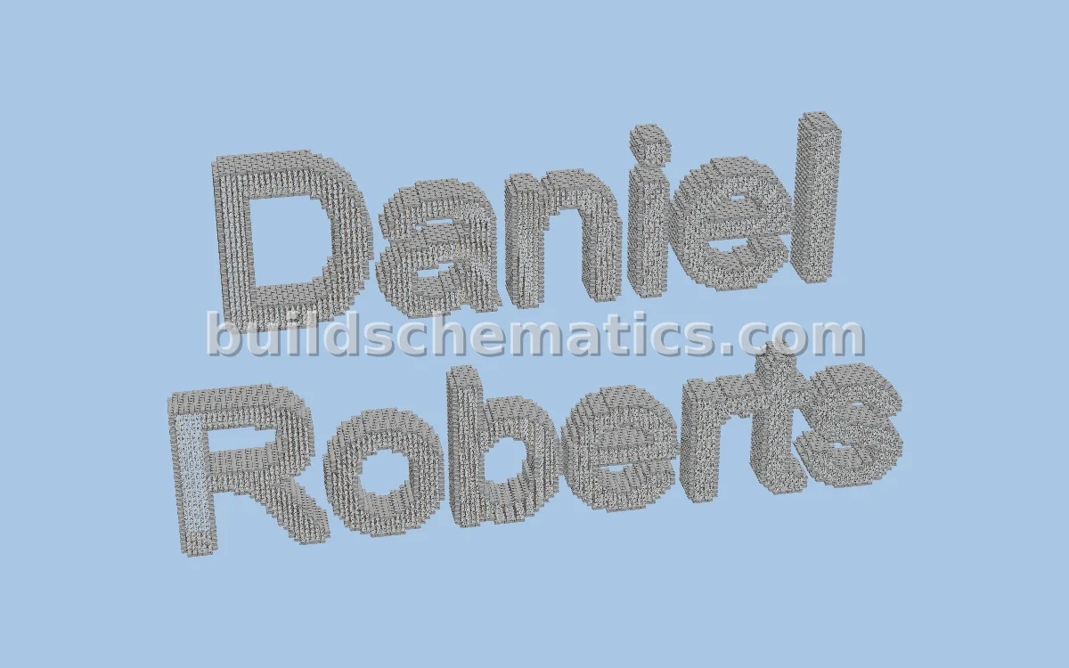 Daniel Roberts Minecraft Build