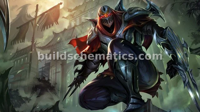 Zed League of Legends Pixel Art — view 2