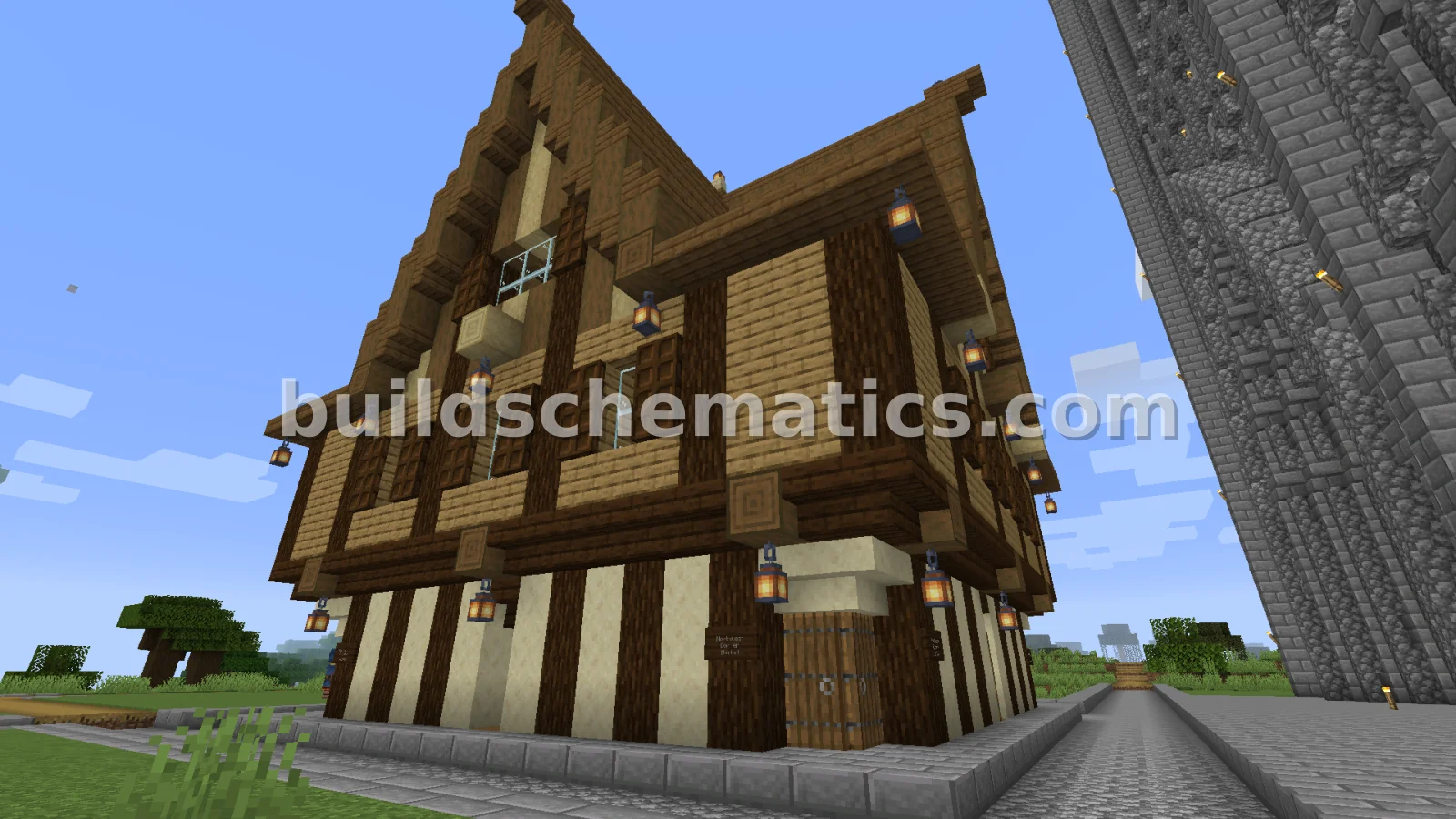 Medieval Marketplace Structure