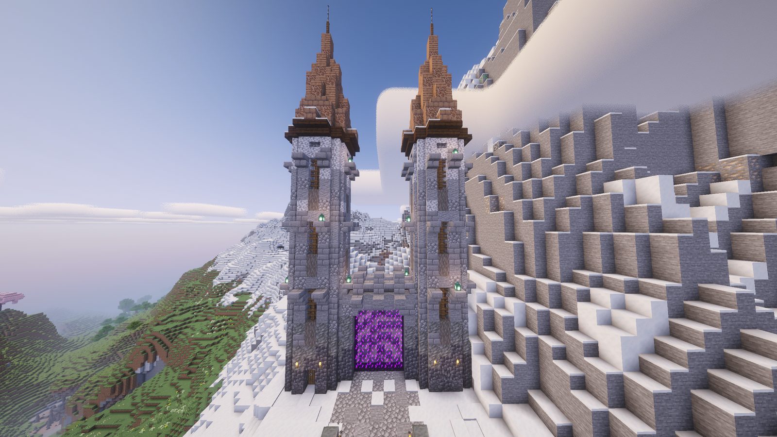 Medieval Nether Portal Decoration