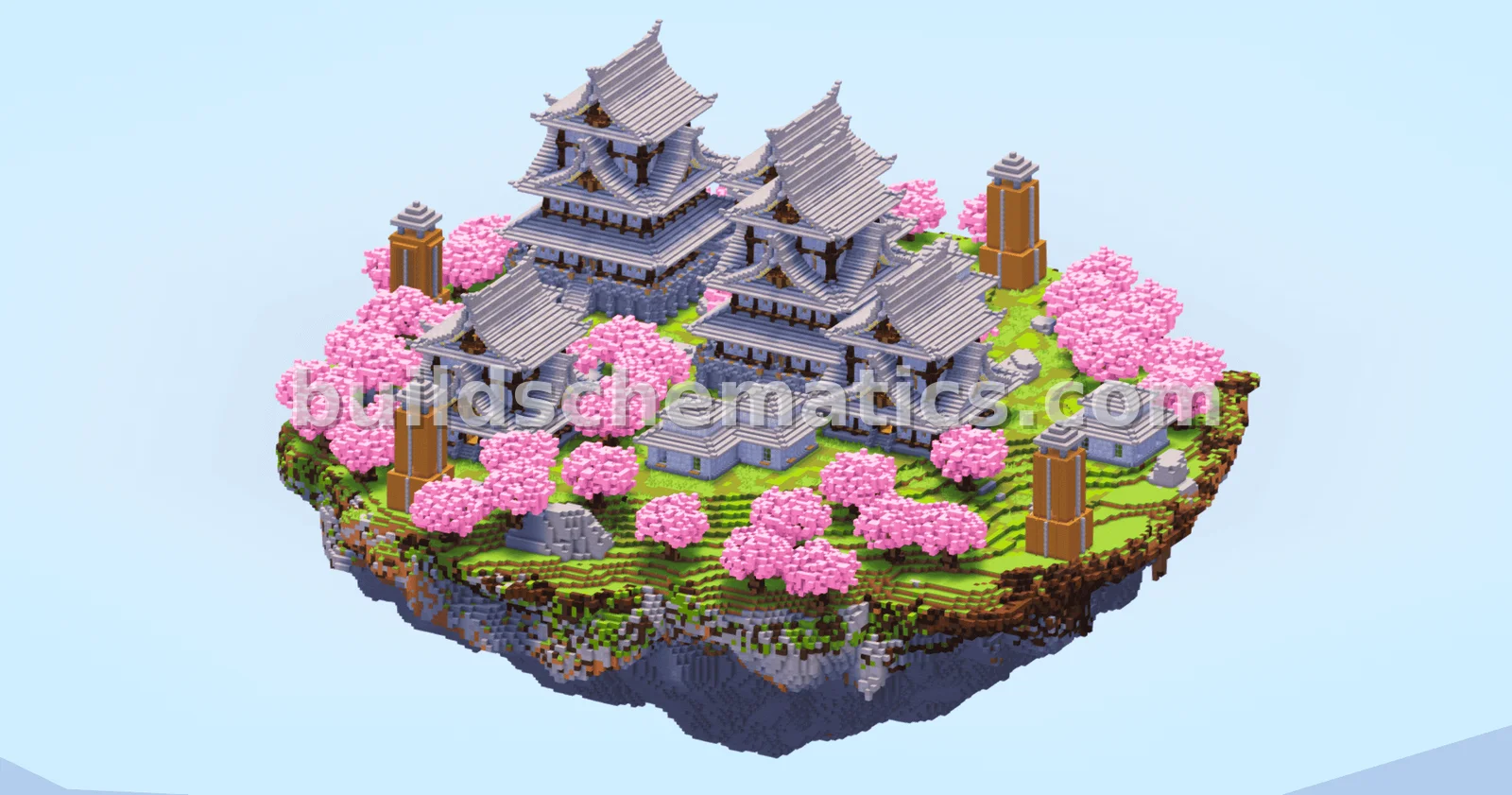 Japanese Style Floating Island