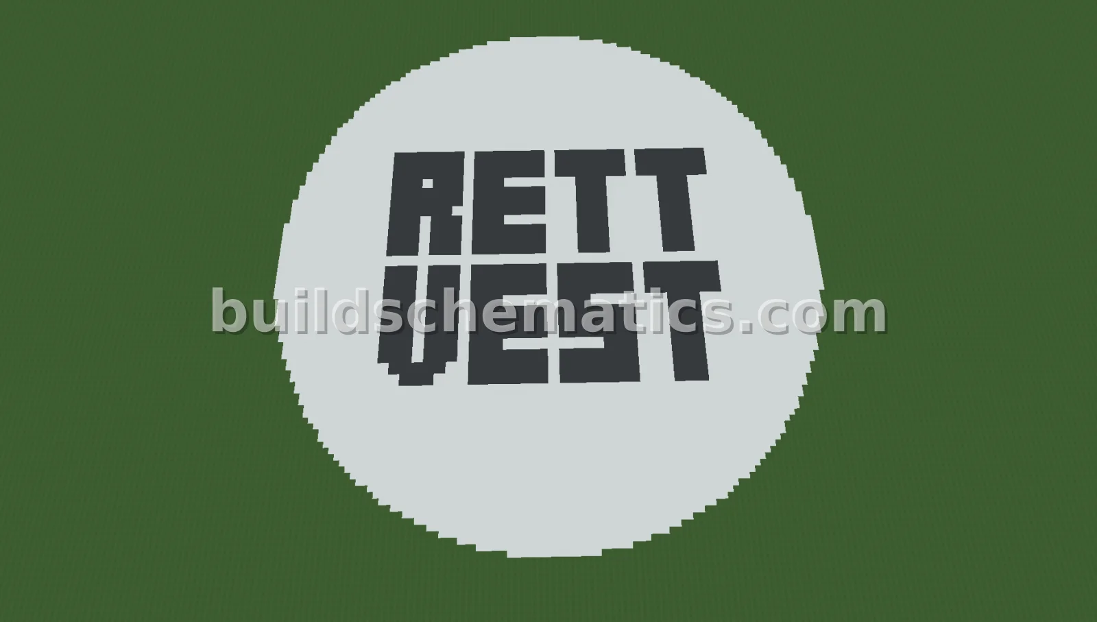 Vestlandet Minecraft Logo Build
