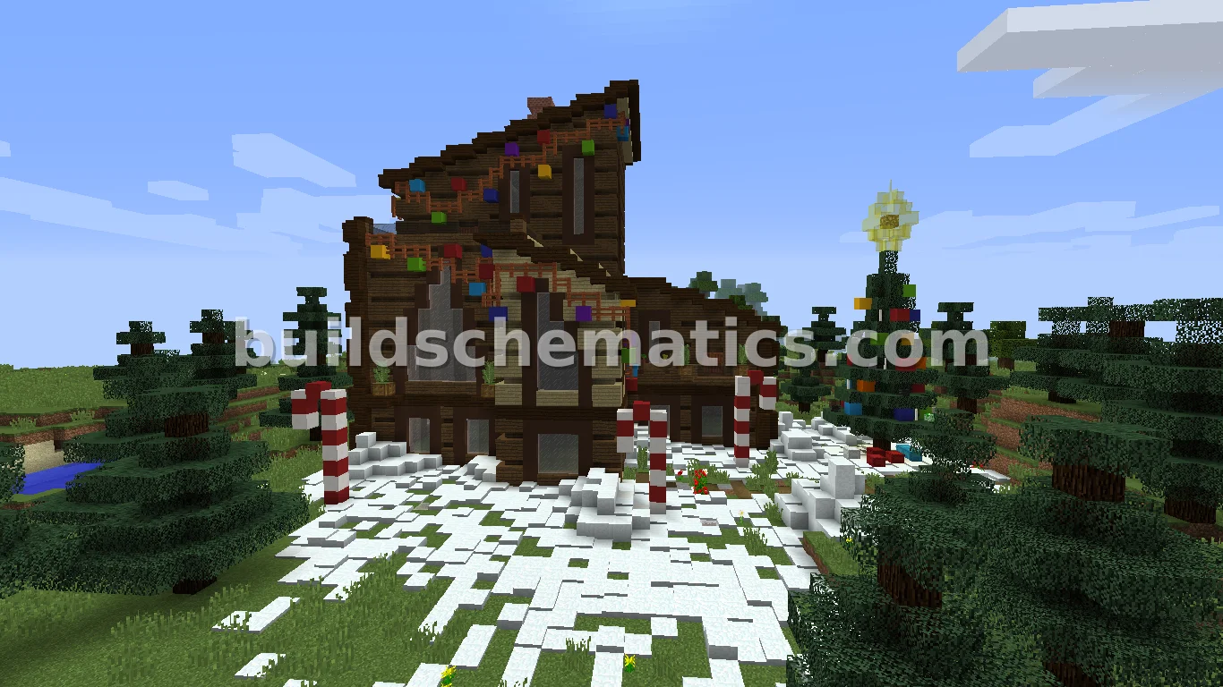 Modern Christmas House