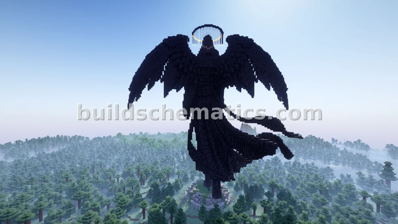 Dark Silence Angel Statue — view 2