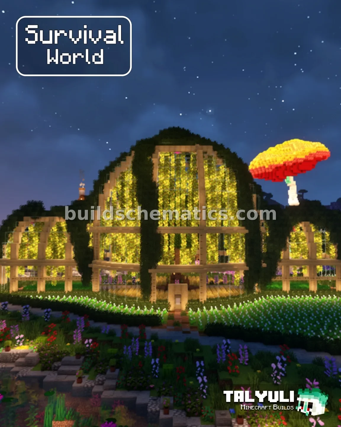 Birch and Glass Greenhouse Botanical Sanctuary — view 2