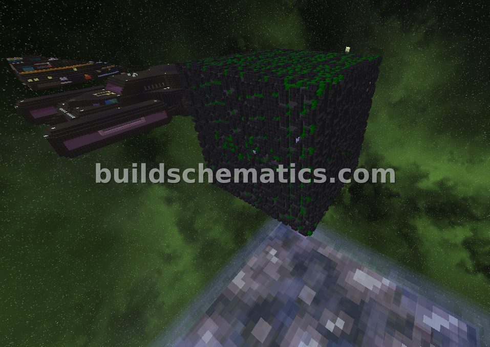 Borg Cube Ship — view 2