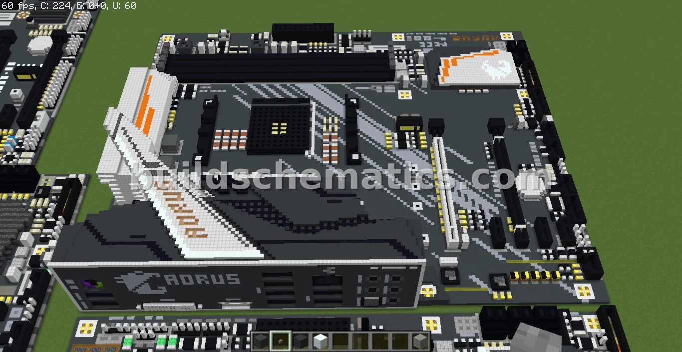 Gigabyte Aorus Motherboard Pixel Art — view 4