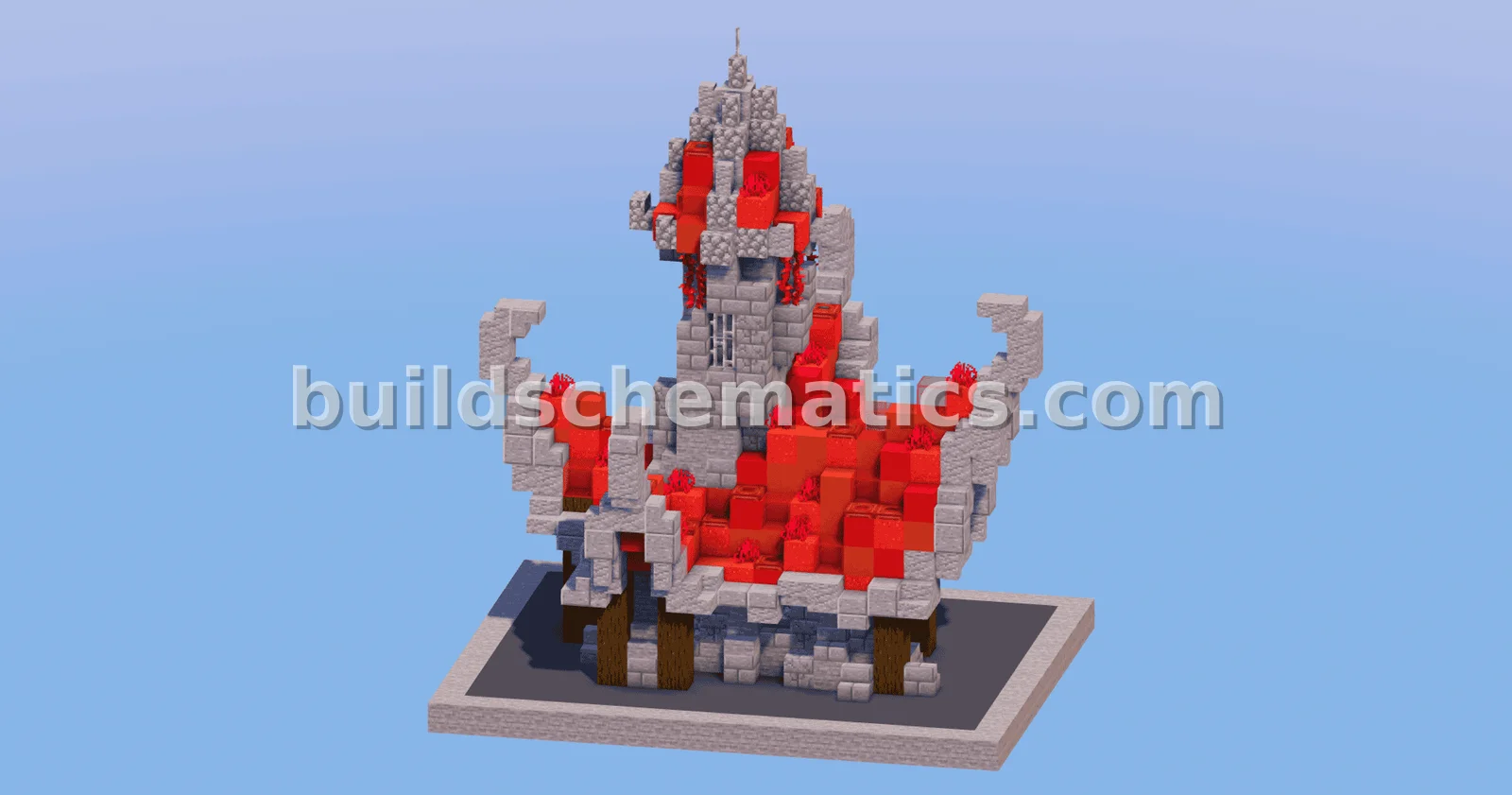 Evil Medieval Fantasy House Structure