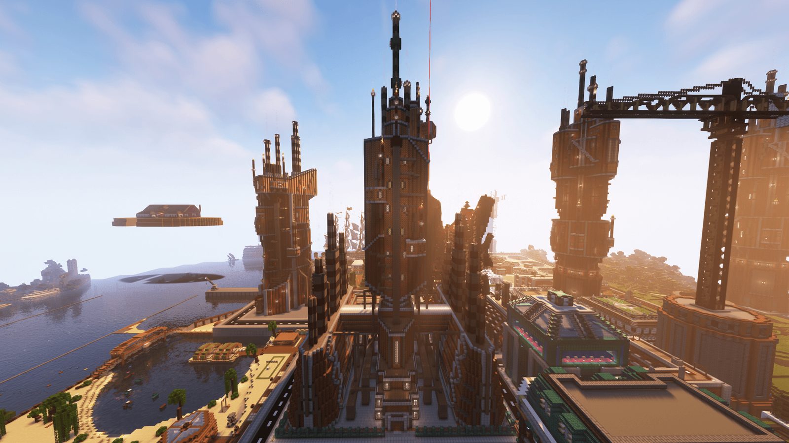 Steampunk Skyscraper Model