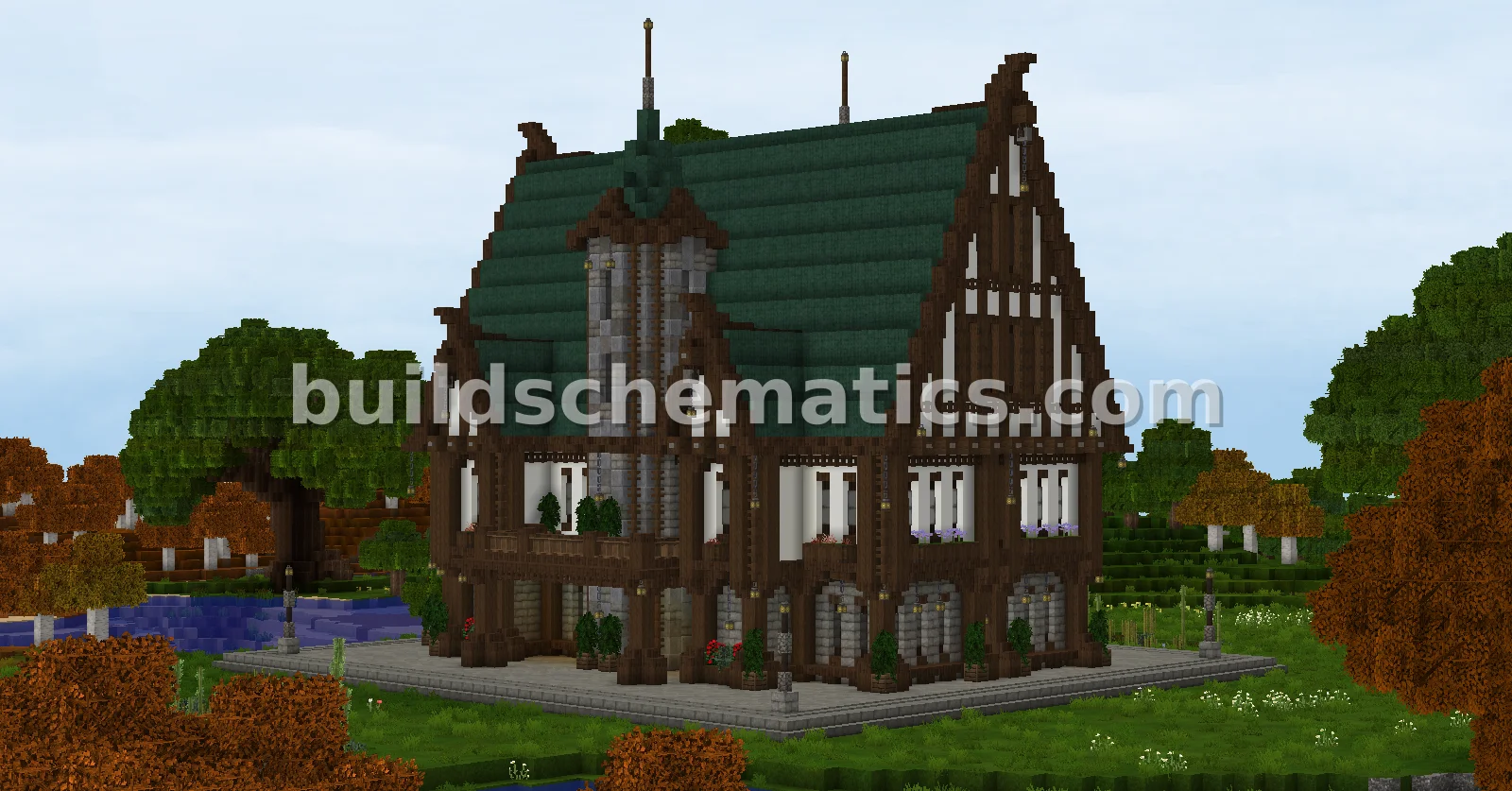 Medieval Schoolhouse Building — view 2