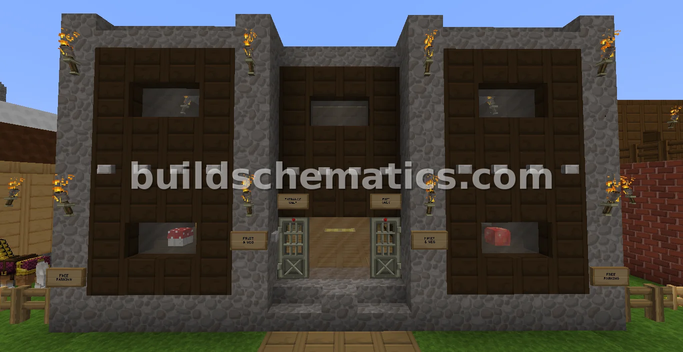 Fruit and Vegetable Shop with Apartment