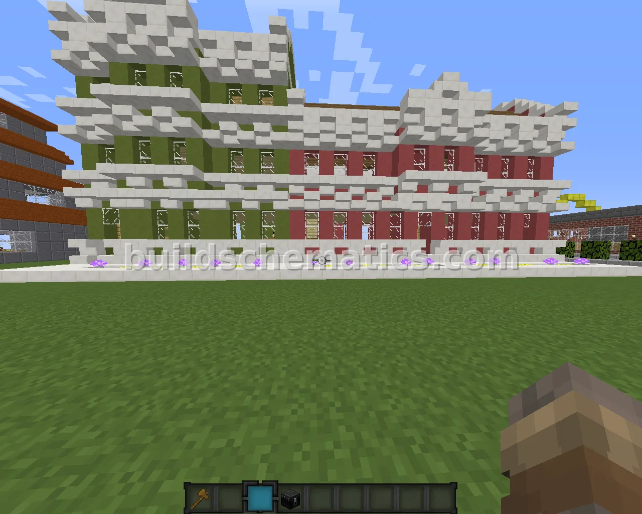Two Small Houses for Town Decoration