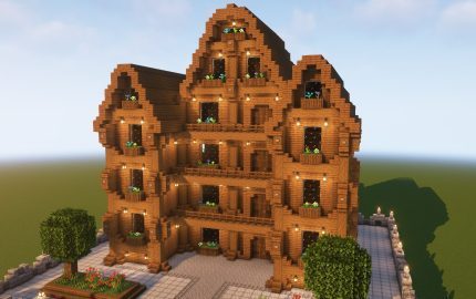 Spruce Mansion Litematic Build