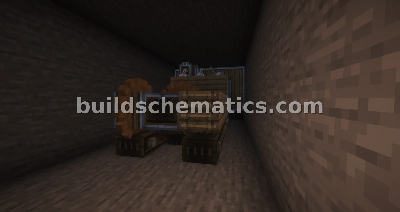 Early Game Tracked Mining Drill — view 3